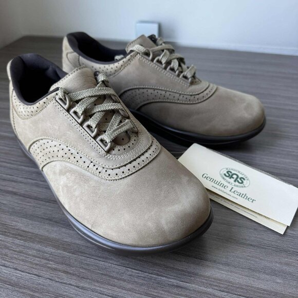 SAS Walk Easy Women's Lace Up Shoes Size WW Wide Width $173 in Sage - Picture 2 of 10